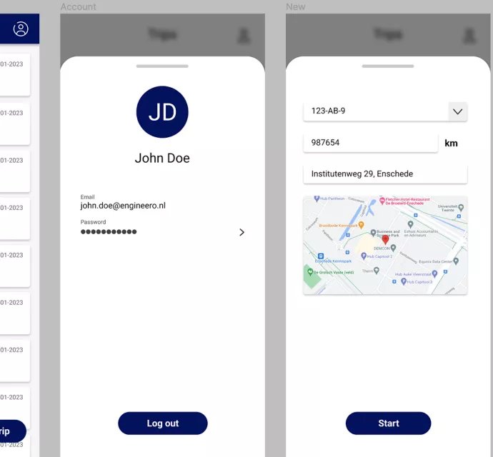 Engineero KM RegistratieApp